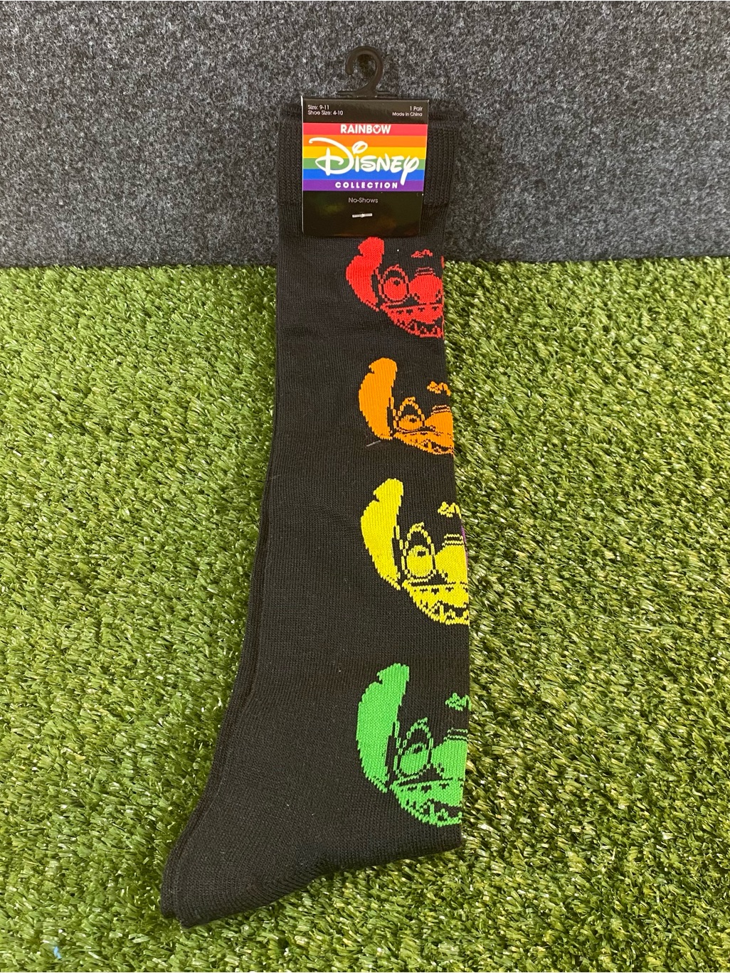 Disney Men Women Rainbow Collection Lgbtq Pride Socks With Multicolor Stitching